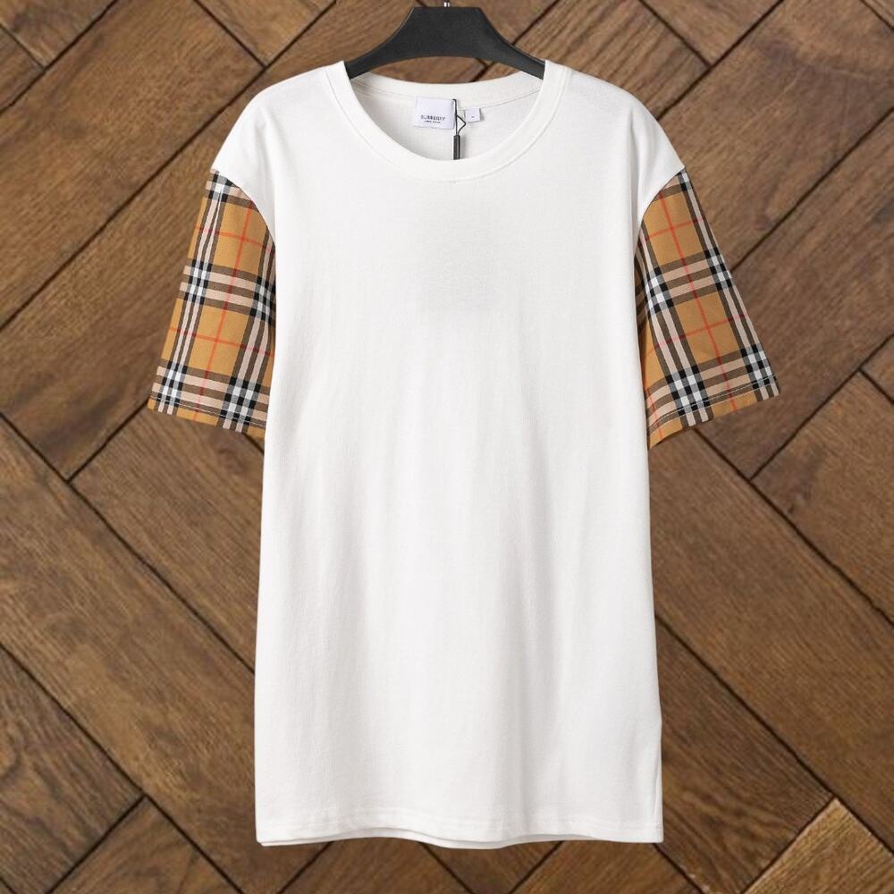 Burberry White Short Sleeve